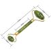Minkissy 3Pcs Anti-Fold Gua Sha & Jade Face Roller Set | Facial Massage Tools for Skin Care | Double Head Iron Frame - Buy Online on GoSupps.com