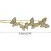 hgnxa Butterfly Shape Hair Clip One Word Spring Headwear for Woman Birthday Party Carnivals -slip Hairpin Silver Butterfly - Buy Online on GoSupps.com