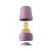 BIBS Bottle Kit - Part of Set. Mix and Match with BIBS Glass Bottles in Different Sizes Slow Flow Mauve Mauve Bottle Kit Color