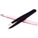 Buy Jojomis Professional Slant Tip Eyebrow Tweezers - Stainless Steel Makeup Tool 2 Pack | International Shipping Available - Buy Online on GoSupps.com