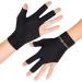 Tokaneit Breathable Billiard Gloves - 3-Finger Snooker & Pool Gloves | 2-Piece Set in Black - Ideal for Carrom Games - Buy Online on GoSupps.com