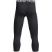 PRIESSEI Youth Boys' Compression Pants - Black Medium | Kids Running Leggings for Sports, Football, Basketball | Baselayer 3/4 Length - Buy Online on GoSupps.com