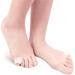 Pomobie Dry Feet Skin Remover Toe Straightener Pinky Toe Spacers Gel Spreader - Bunion Corrector & Relief Spa Socks (Clear, One Size) - Buy Online on GoSupps.com