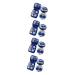 Solustrie 8 pc. Colored contact lenses cosmetic carrier - case mini accessories for contact lenses contact lens holder form contact lens container mirror box container travel pp