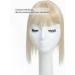 Yamel 12 Inch Hair Topper with Bangs in Highlight Blonde - Synthetic Wiglet for Thinning Hair (4 x 2) - Women's Hairpiece - Buy Online on GoSupps.com