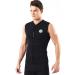Micosuza Unisex Wetsuit Vest Top 3mm Neoprene, Sleeveless, Front Zipper (Black, XLarge/Medium) - Buy Online on GoSupps.com