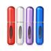 Portable 5ml Mini Perfume Atomizer Bottles, Refillable Perfume Spray Bottle, Scent Pump Case, Empty Perfume Bottles for Travel and Outgoing(4 Pack)