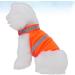 Villcase Reflective Safety Vest for Dogs | High Visibility Breathable Summer Clothing for Walking Running & Hiking | Fluorescent Orange Size M - Buy Online on GoSupps.com
