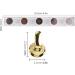 Dajidafu Press on Nail Stand High-ranking Individual Comfortable Sturdy Fine Workmanship Exquisite Appearance Bead Practice Sheet Rose Gold - Buy Online on GoSupps.com