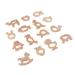 Tenlacum Natural Beech Wood Teething Ring - BPA Free 15 Pack | Eco-Friendly Baby Teething Toy for International Shipping - Buy Online on GoSupps.com