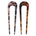 Minkissy 2pcs French Hair Forks - Celluloid Chignon Hairpins for Elegant Updos | U Pins & Bobby Pins | Braid & Twist Accessories (Random Color) - Buy Online on GoSupps.com