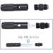 AOOHYEO Paintball 12g Co2 Quick Change Adapter - Black Carbon Dioxide Cylinder Valve for Paintball Gun Cartridges - Buy Online on GoSupps.com