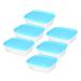 DEARMAMY 1 Set 6 Pcs Fresh Storage Lunch Box Vegetable Container Vegetable Storage Organizer Simple Fruit Box