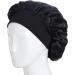 2 Pcs Wide Band Satin Bonnet Set for Women - Adjustable Sleep Caps for Hair Protection - Buy Online on GoSupps.com