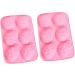 Zerodeko 2pcs Sugar Craft Gum Paste Chocolate Molds Cakesicles Mold Gummy Mold Easter Baking Mold Rabbit Decor Cake Molds Silicone Silicon Cake Chocolate Candies Biscuit Pink - Buy Online on GoSupps.com