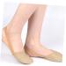 3 Pairs Yoga Toe Protectors - Non-Slip Forefoot Cushion Pads | Sweat-Absorbent Half Palm Socks for Comfort - Buy Online on GoSupps.com
