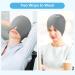 NEWGO Migraine Relief Cap | Full Coverage Headache Hat for Cold Therapy | Ice Head Wrap for Puffy Eyes, Sinus & Stress Relief | Form Fitting & Stretchable - Light Grey - Buy Online on GoSupps.com