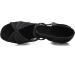 CLEECLI Women's Ballroom Dance Shoes Latin Salsa Cross Strap - Black 3 Inch Heel - Buy Online on GoSupps.com
