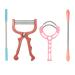 4 Pieces Hair Removal Spring Face Hair Remover Tool Manual Portable Epilator Handheld Spring Beauty Epilator Beauty Tools for Fine Hair on Face and Other Body Parts