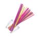 Zerodeko Candy Suckers 200pcs Colored Lollipop Sticks Cake Sticks Paper Sticks Paper Lollipop Sticks Cakepop Stick Music Accessories Decked Accessories Cotton 15c Biscuit Stick Marshmallow