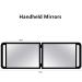 Mpowtech Hand Held Mirror for Haircut & Beauty Salon - Barbershop | 14.17 x 9.45 Mirror with Handle - Buy Online on GoSupps.com