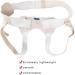 Samnuerly Double Hernia Support Belt | Adjustable Unisex Hernia Strip with Removable Compression Pads - Buy Online on GoSupps.com