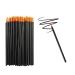 AKOAK 100 Pcs Disposable Eyeliner Brush - Black Handle Fine Applicator for Liquid Eyeliner & Lash Extensions - Buy Online on GoSupps.com