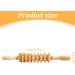 Wooden Massage Roller Stick - 9 Roller Therapy Tool for Cellulite & Muscle Relief | Manual Massage Stick - Buy Online on GoSupps.com