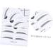 Housoutil Eyebrow Template 2 Eyebrow Stencils Eyebrow Shaping Stencils Make up Kit Eyebrow Sticker A607 Eyebrow Card Simple - Buy Online on GoSupps.com