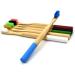 Buy Hemoton Bamboo Toothbrushes - Eco-Friendly Wooden Bristle Toothbrush for a Sustainable Smile - Buy Online on GoSupps.com