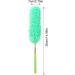 Shakven Telescopic Duster - Reusable Fiber Duster Flexible Dusting Brush Flexible Spider Web Brush Reusable Fiber Duster Ergonomic Cleaning Tool for Furniture Car Cobweb Green - Buy Online on GoSupps.com