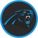 Amscan Party Supplies DesignWare Carolina Panthers NFL Round Plates, Black and Blue, 9", 8 ct