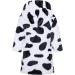 Buy XINNE Soft Bathrobe for Kids | Cute Cow Pattern Toddler Flannel Hoodie Sleepwear | Best for Boys & Girls - Buy Online on GoSupps.com