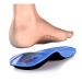 PCSSole Orthopedic insoles for work shoes leisure sports comfort for men and women shoe inserts for flat feet plantar fasciitis heel spur foot pain EU35-36 (23cm) blue