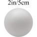 Crafjie Craft Foam Balls 2 Inches 56-Pack - Smooth & Durable DIY Crafting Decoration White - Buy Online on GoSupps.com