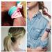20-Pack Red Hair Ties Ponytail Holders - Yoga Twist Hair Bands Accessories - Buy Online on GoSupps.com