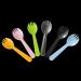 100 PCS Mini Plastic Sporks - Disposable Forks and Spoons for Camping, Parties, Weddings - Small White Sporks - Buy Online on GoSupps.com
