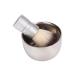 Fomiyes men's hair brush travel razor brush shaving bowl and brush beard brush men shaving shell made of stainless steel shaving razor brush for men men's brushes bristle gently travel