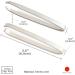 Eyebrow Tweezers Set - Professional Handmade Sharp Tweezers (SK-2) from Japan - 2 Pieces - For Men and Women - Buy Online on GoSupps.com