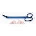 Toenail Scissors Extra Long 19 cm Stainless Steel with Micro Teeth (Blue..) - Buy Online on GoSupps.com
