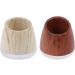 Premium Safety Razor Set for Men - Wood Grain Stand & 5 Pack Brown - Ideal for Bathroom Grooming - Buy Online on GoSupps.com