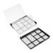 Lot De 2 Palettes De Maquillage Vides 10 Cases 2080 Noir Compact Portable Pour Fards Paupi res Voyages