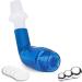 Portable Lung Cleansing Expiratory Breathing Exercise Device with Accessories - Blue - Buy Online on GoSupps.com