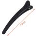 Deolven Hair Clips - 12 Professional Plastic Hairdresser Accessories for Women & Girls | 7.8cm Black Styling Salon Tools - Buy Online on GoSupps.com