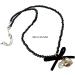 Oralgos Korean Fashion Loop Heart Pendant Pearl Necklace - Gothic Adjustable Collarbone Chain for Women - Aesthetic Jewelry in Resin Alloy - Buy Online on GoSupps.com