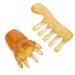 Healvian 4-Piece Massage Comb Set | Anti-Aging Jade Gua Sha & Wide Tooth Comb | Scalp Tool & Chinese Massage Device for Hair Care - Buy Online on GoSupps.com