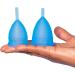 Lunette Menstrual Cup Model 2 - Blue for Normal/Heavy Flow | Eco-Friendly & Reusable - Buy Online on GoSupps.com