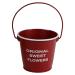 Muloo Mini Pots Plant Decorations Mini Succulent Plant Flower Small Metal Flower Bucket Planter Iron Bucket Hanging Red
