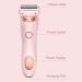 Layhou 2-in-1 Intimate Razor for Women - IPX7 Waterproof Electric Epilator Painless Wireless Wet/Dry Hair Removal for Face Bikini & Legs (Blue) - Buy Online on GoSupps.com