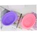 Buy Foldable Silicone Makeup Brush Cleaning Mat & Bowl - Pink Brush Cleaner Pad for Sponges | International Shipping Available - Buy Online on GoSupps.com